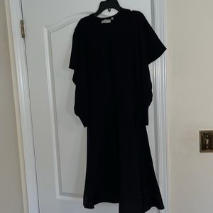 Aline Sweater Dress with open ruffle sleeve